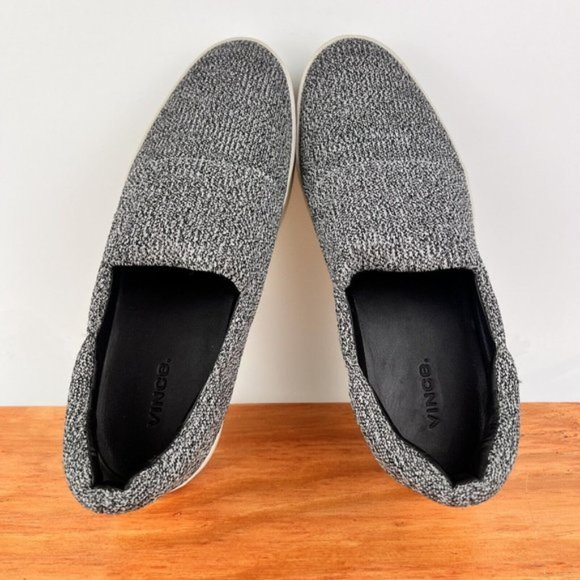 Vince Walsh Platform Women's 9M / 39 Sneakers Gray Marl Slip On Shoes Loafers - Picture 8 of 11